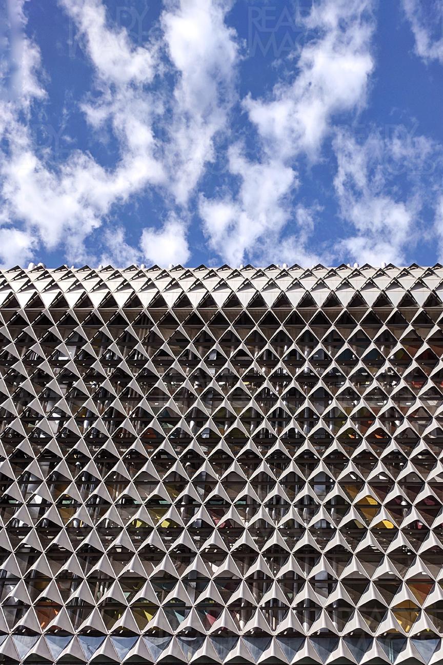 A parametrically designed facade of  The South Australian Health and Medical Research Institute (SAHMRI)