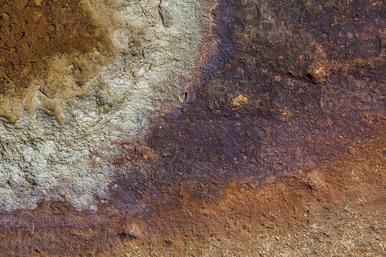 Dry and cracked Australian soil showing natural earthen colours