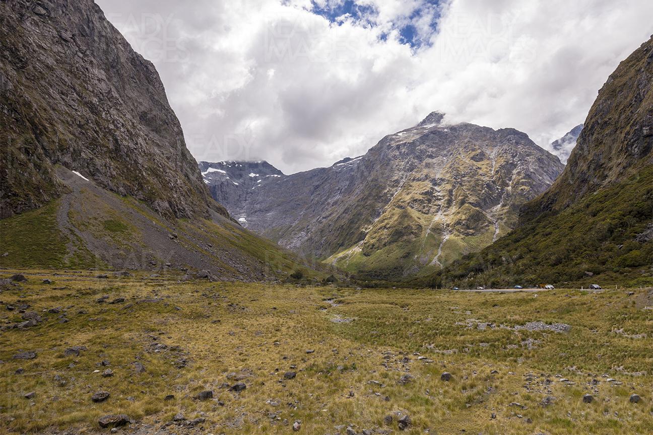 The mountains of Fiordland National Park, New Zealand